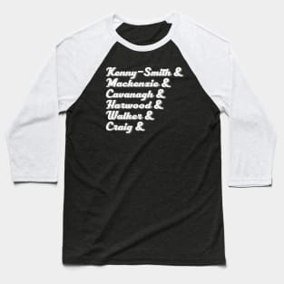 King Gizzard And The Lizard Wizard - Name List Baseball T-Shirt